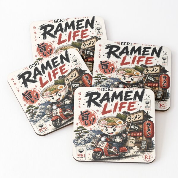 Item preview, GCR1 Ramen Life – Japanese Street Food Mascot Scooter designed and sold by GCR1.