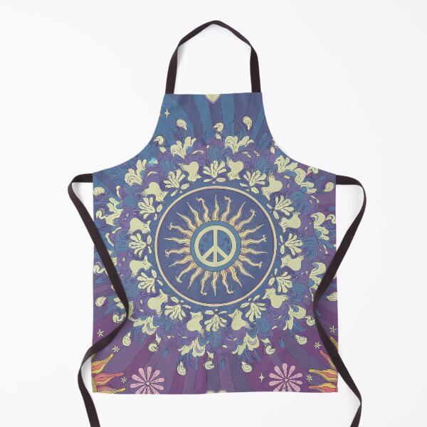 Item preview, Boho Sun & Peace Mandala Pattern designed and sold by Groovy Looks.