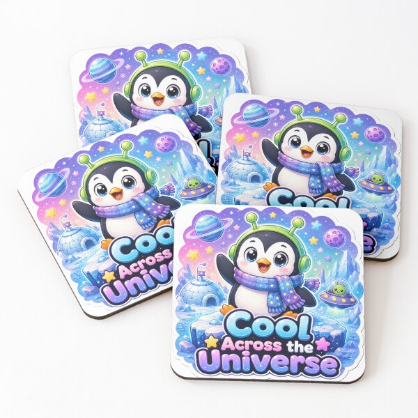 Item preview, Alien Penguin Cool Across Universe designed and sold by Ruamid.