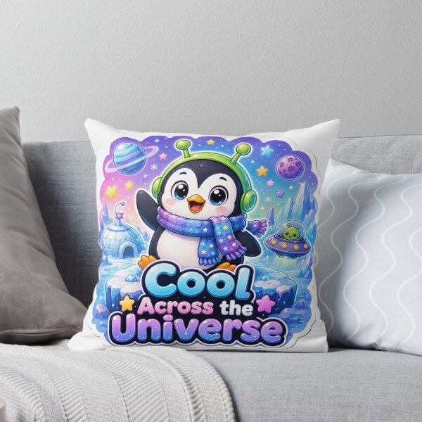 Item preview, Alien Penguin Cool Across Universe designed and sold by Ruamid.