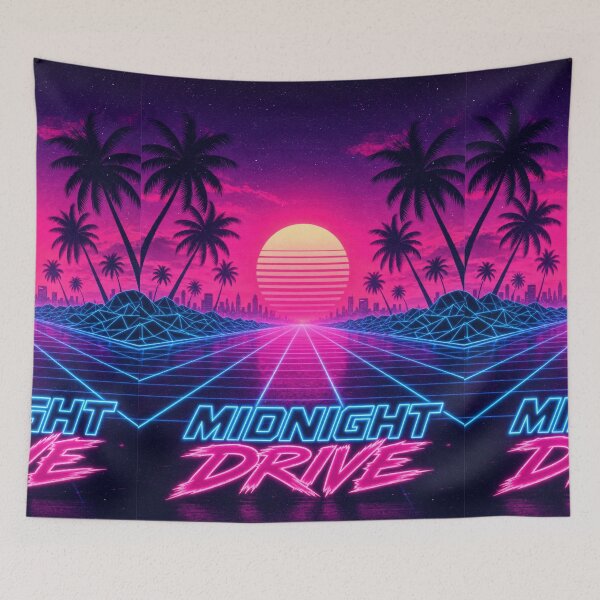 Item preview, 80s Synthwave "Midnight Drive" designed and sold by Brazz Official.