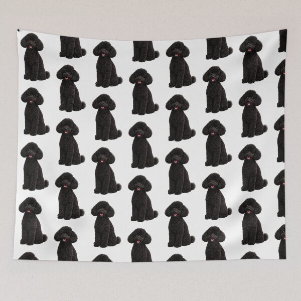 Item preview, Copy of Mini Poodle Dog Black designed and sold by BackgroundND.