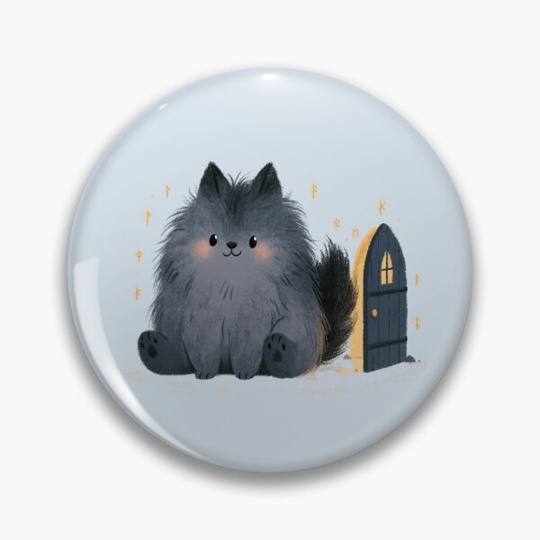 Item preview, Baby Garmr: The Little Guardian of Helheim designed and sold by Artmugic.