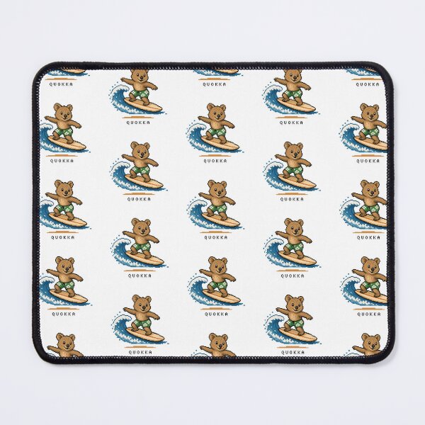 Item preview, Cute Pixel Art Surfing Quokka - Retro 8-Bit Wildlife Design designed and sold by SLGA-Designs.
