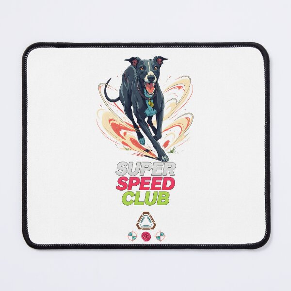Item preview, Super Speed Club - Dynamic Greyhound Dog Racing Art designed and sold by Whimsy Trail Co.
