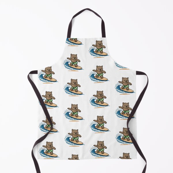 Item preview, Cute Pixel Art Surfing Wombat - Retro 8-Bit Wildlife Design designed and sold by SLGA-Designs.