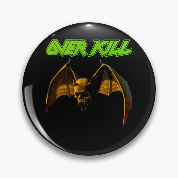 Item preview, Thrash Metal Neon Green Bat Demon Skull designed and sold by BlasterzDesigns.