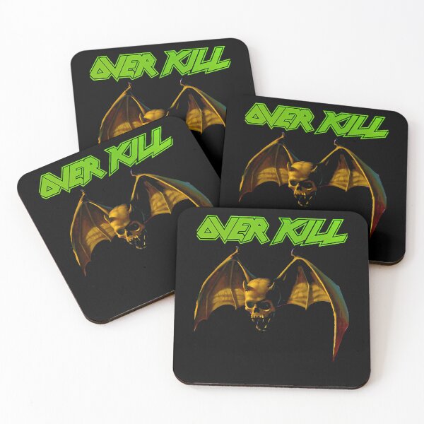 Item preview, Thrash Metal Neon Green Bat Demon Skull designed and sold by BlasterzDesigns.