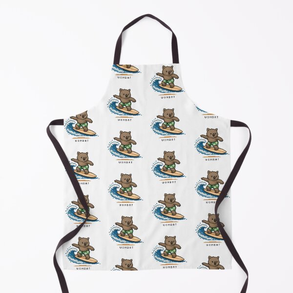 Item preview, Cute Pixel Art Surfing Wombat - Retro 8-Bit Wildlife Design designed and sold by SLGA-Designs.