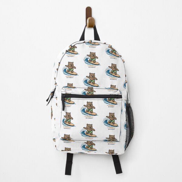 Item preview, Cute Pixel Art Surfing Wombat - Retro 8-Bit Wildlife Design designed and sold by SLGA-Designs.