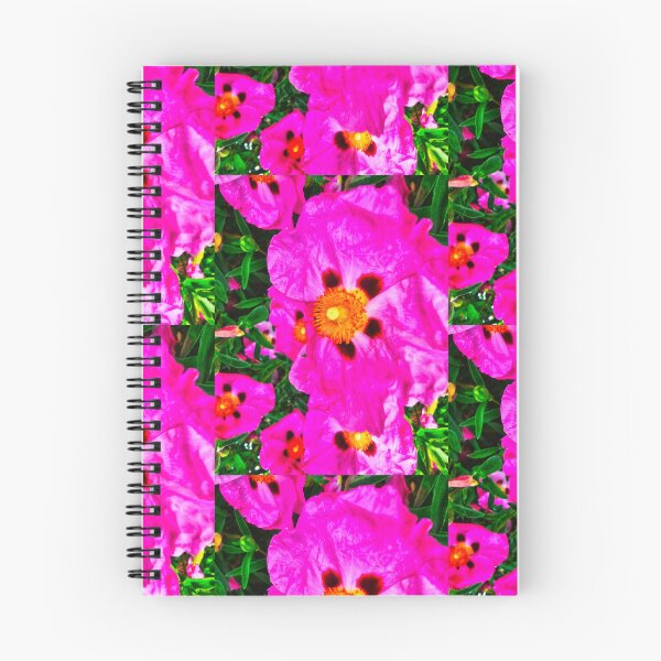 Item preview, Pink and Orange Cistus Flowers designed and sold by KaleidoscopeMeg.