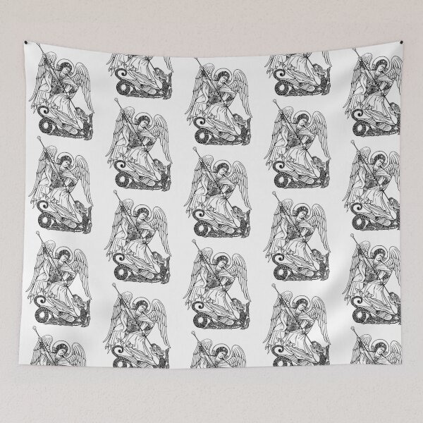 Item preview, Saint Michael Archangel And The Dragon designed and sold by poilansvoism.