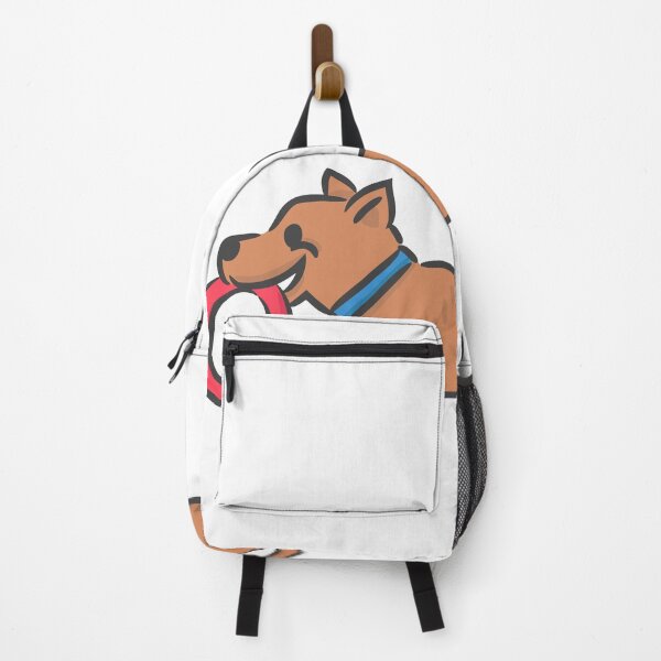Item preview, Cute Brown puppy running and playing with red toy. designed and sold by monkik.