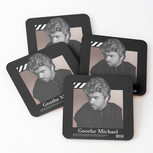 Item preview, 80s Pop Icon Portrait with Cross Earring and Tracklist designed and sold by majidi1.