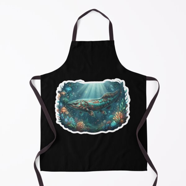 Item preview, Mystical Bioluminescent Lungfish Aquatic Aesthetic Art designed and sold by ShopAndFun.