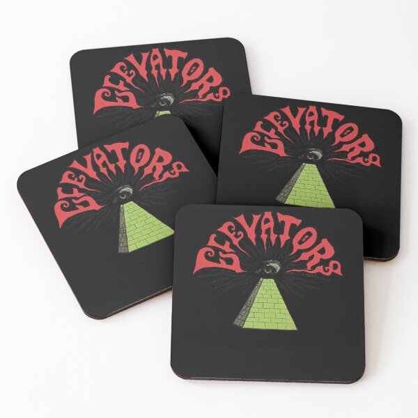 Item preview, Floor Elevators Green Pyramid All Seeing Eye designed and sold by Designerpop.