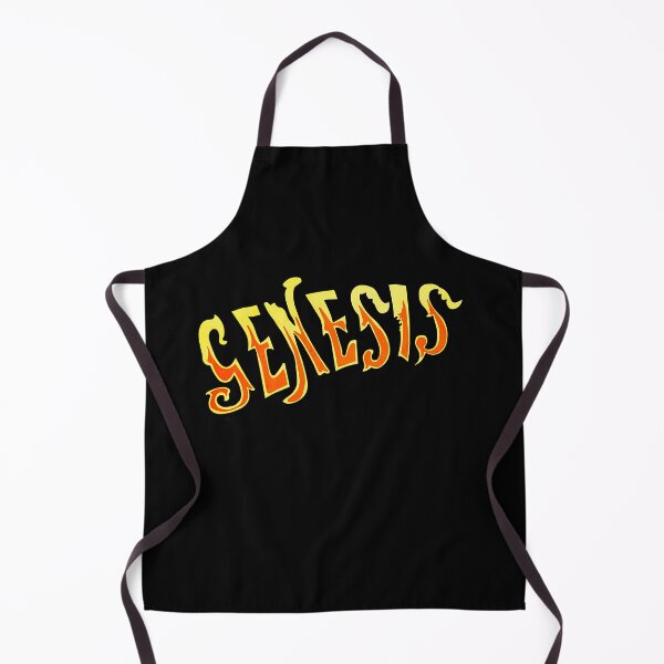 Item preview, Genesis Band Name Flaming Wavy designed and sold by Designerpop.