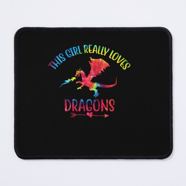 Item preview, This Girl Really Loves Dragons Rainbow Fantasy Design for Dragon Loving Girls designed and sold by Ostericaimusa.