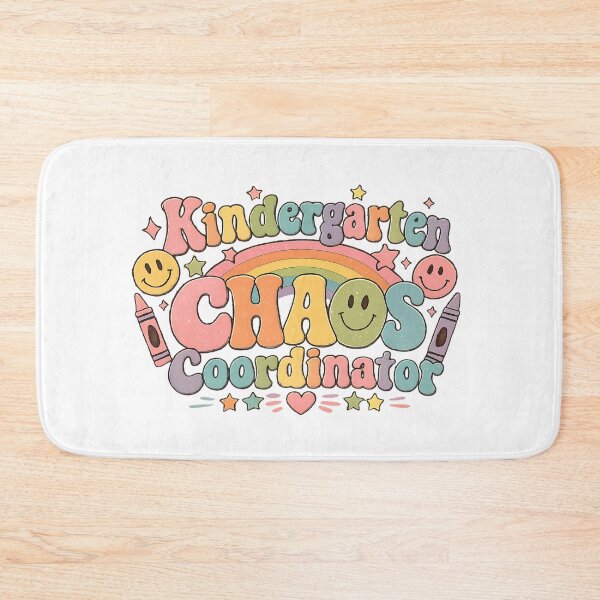 Item preview, Kindergarten Chaos Coordinator Shirt | Funny Retro Teacher T-Shirt Cute Rainbow Back to School Gift designed and sold by FestivityFinds.