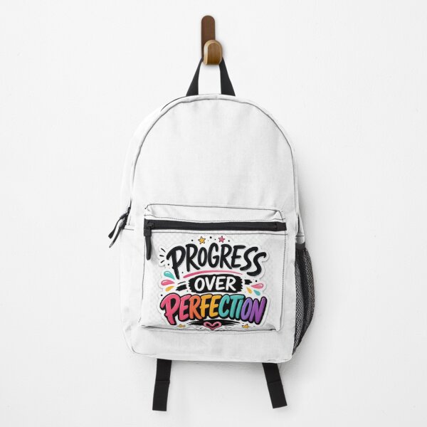 Item preview, Progress Over Perfection Motivational Quote designed and sold by MR4me.