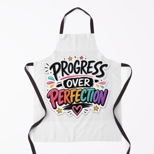 Item preview, Progress Over Perfection Motivational Quote  designed and sold by MR4me.