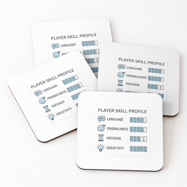 Item preview, Gamer Player Skill Profile designed and sold by hjunshop.