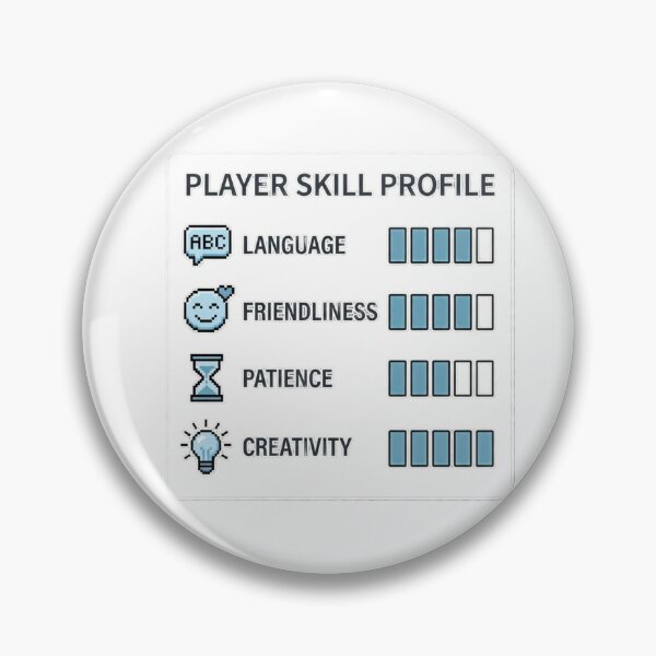 Item preview, Gamer Player Skill Profile designed and sold by hjunshop.