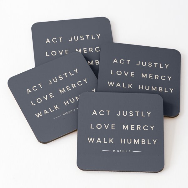 Item preview, Act Justly Love Mercy Walk Humbly-Minimal Lifestyle designed and sold by rygenr8.
