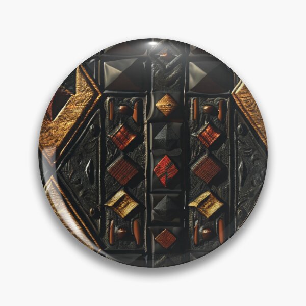 Item preview, African-Inspired Golden, Red And Black Luxurious Pattern designed and sold by DEC02.