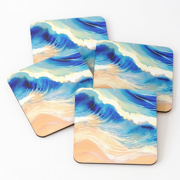Item preview, Ocean Waves Abstract Washing Over A Sandy Beach  designed and sold by DEC02.