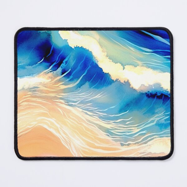Item preview, Ocean Waves Abstract Washing Over A Sandy Beach  designed and sold by DEC02.