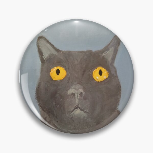 Item preview, Surprised cat designed and sold by 8bitblackcat.