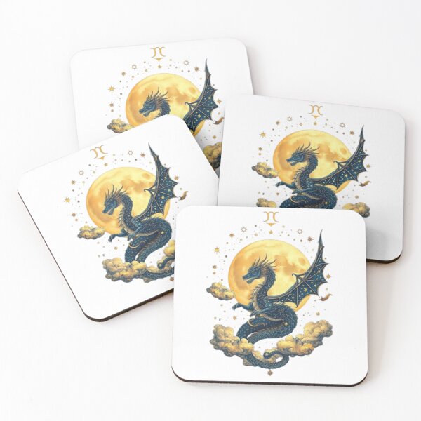 Item preview, Moonlit Dragon Fantasy Artwork designed and sold by MystiColo.
