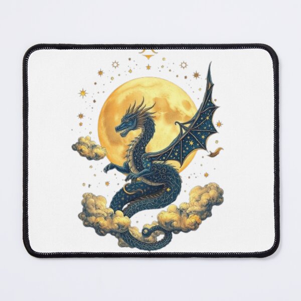 Item preview, Moonlit Dragon Fantasy Artwork designed and sold by MystiColo.