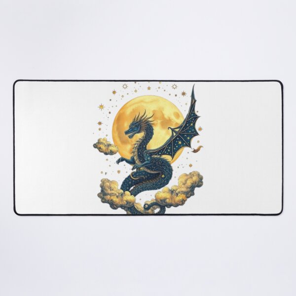 Item preview, Moonlit Dragon Fantasy Artwork designed and sold by MystiColo.