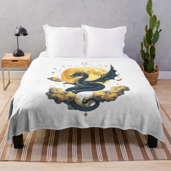 Item preview, Moonlit Dragon Fantasy Artwork designed and sold by MystiColo.