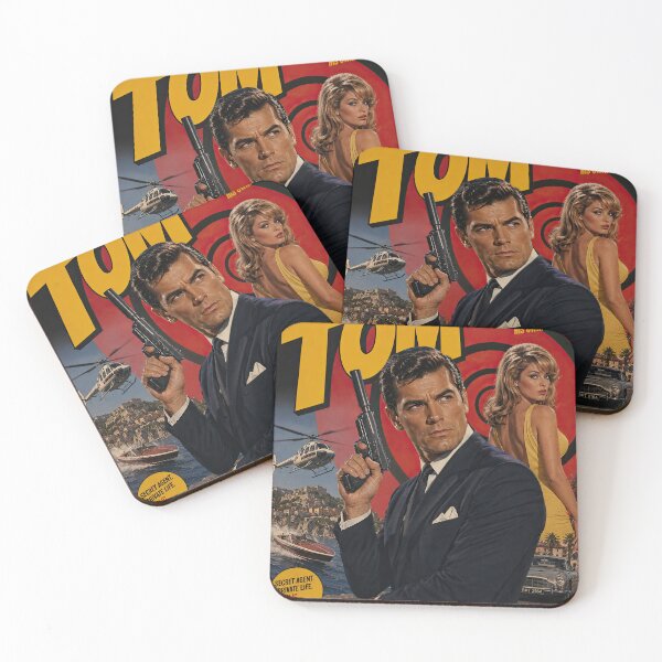 Item preview, Tom – Vintage Spy Action Poster designed and sold by obstinator.