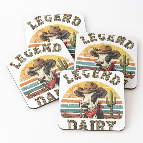 Item preview, Legend Dairy Funny Farmer Cow Farmer Pun Graphic Cow Vintage designed and sold by nemgagenpe.
