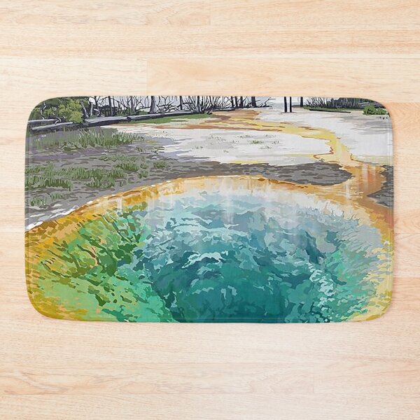 Item preview, Vintage Yellowstone National Park Hot Spring designed and sold by stefandaug.