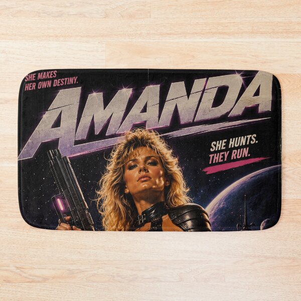 Item preview, Amanda – Retro Sci‑Fi Hunter  designed and sold by obstinator.