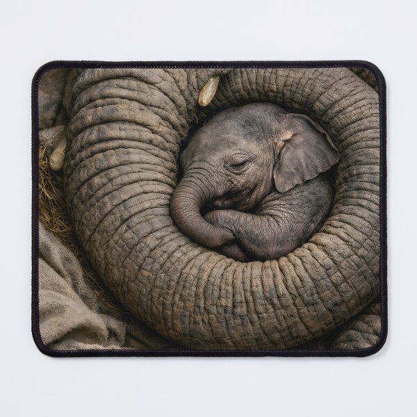 Item preview, Security in the trunk of the elephant mother designed and sold by Fotografin1981.