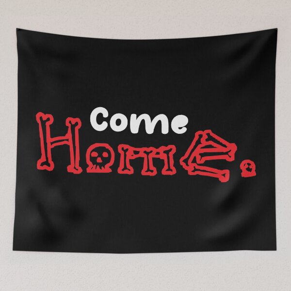 Item preview, Come Home – Horror Typography Style designed and sold by Scaryzz.