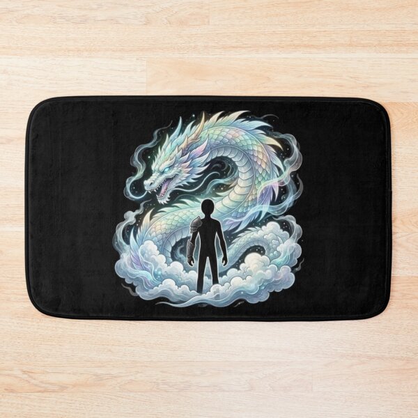 Item preview, Ethereal Pearl Dragon and Shadow Warrior Fantasy Art designed and sold by Interactive-Art.