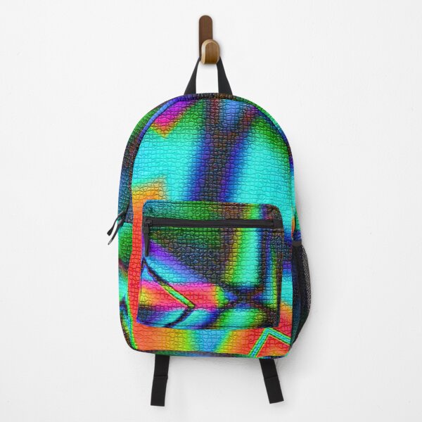Item preview, Cyberpunk Neon Geometric Textured Abstract Art  designed and sold by lavanya11.