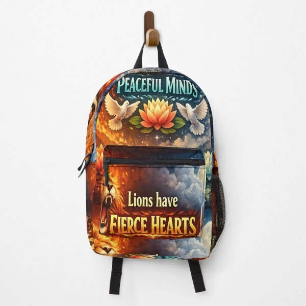 Item preview, Fierce Hearts & Peaceful Minds Duality Art designed and sold by Mindful56.
