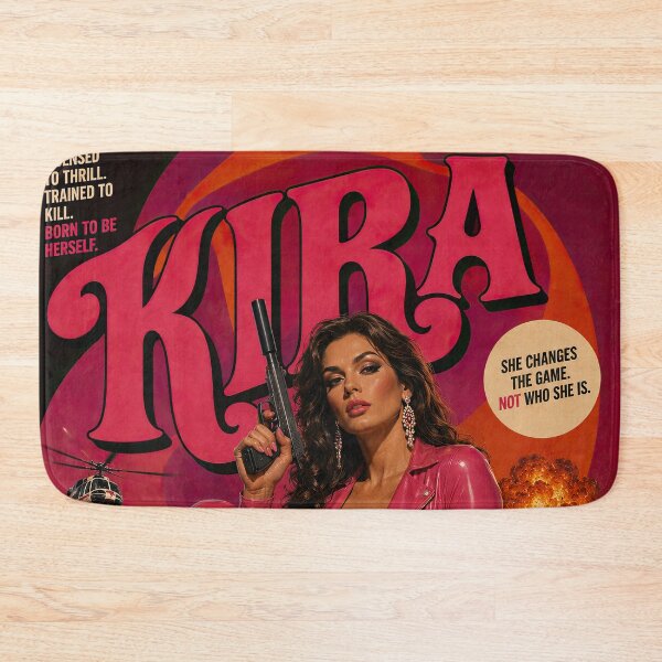 Item preview, Kira – Retro Spy Action Glam Poster designed and sold by obstinator.