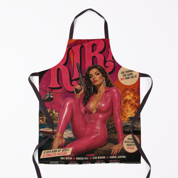 Item preview, Kira – Retro Spy Action Glam Poster designed and sold by obstinator.