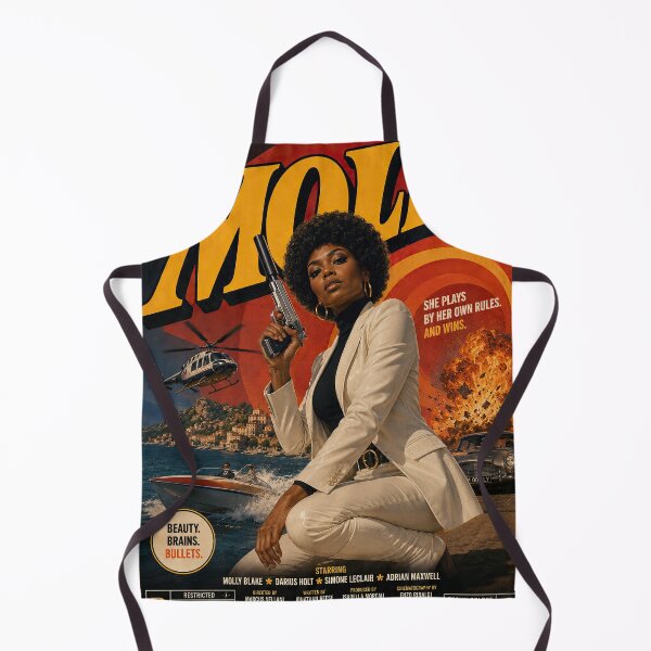 Item preview, Molly – Retro Spy Action Power designed and sold by obstinator.