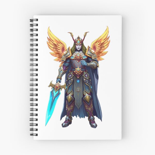 Item preview, Celestial Guardian Knight Illustration designed and sold by MystiColo.