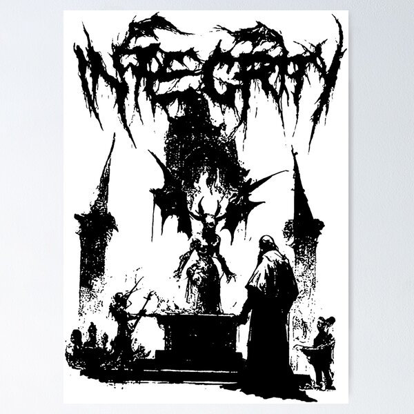 Item preview, Black SIlhouette And Typography Hardcore Punk designed and sold by ShadeFall.